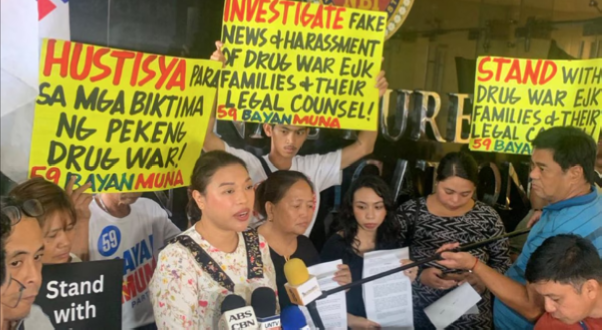 Ilang kaanak ng war on drugs victims, nagsampa ng reklamo sa NBI laban sa online harassments