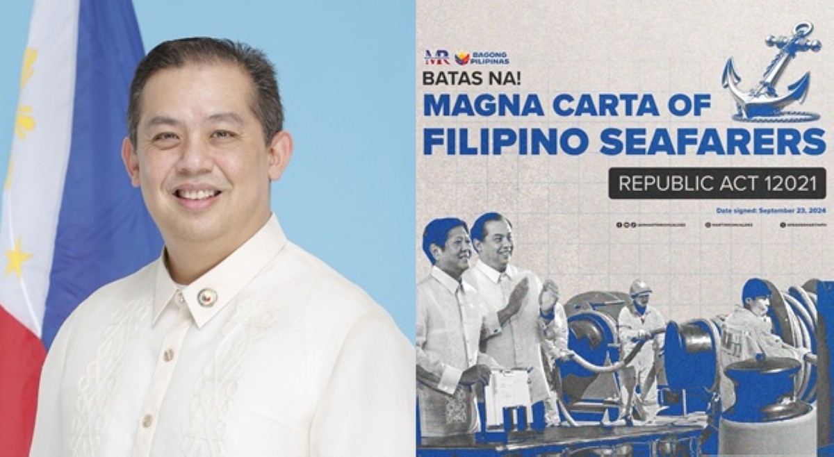 House Speaker Romualdez, ibinida ang Magna Carta of Filipino Seafarers