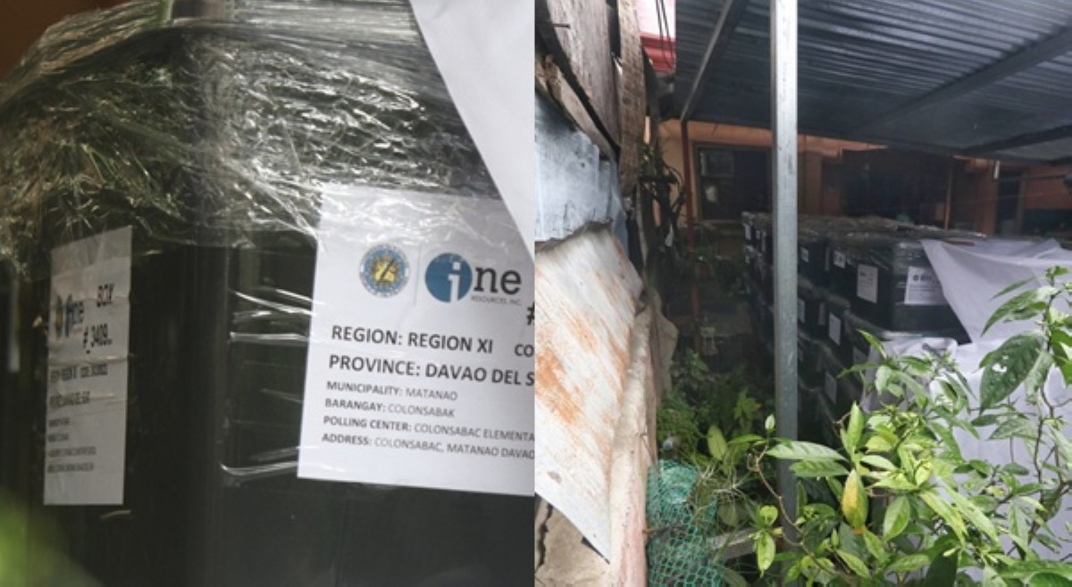 Ilang election paraphernalia ng Comelec, inilagak sa isang bahay sa Davao City