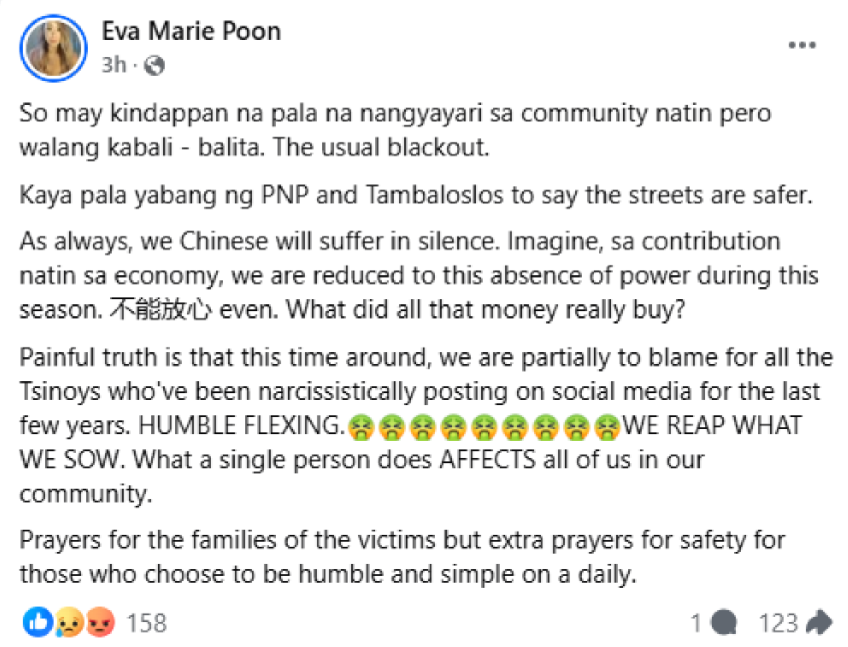 Photo courtesy: Screenshot from Eva Marie Poon (FB)