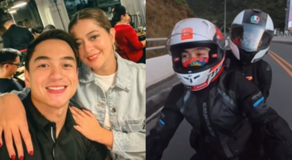 First time! Sue, umangkas sa big bike ni Dominic pa-Baguio