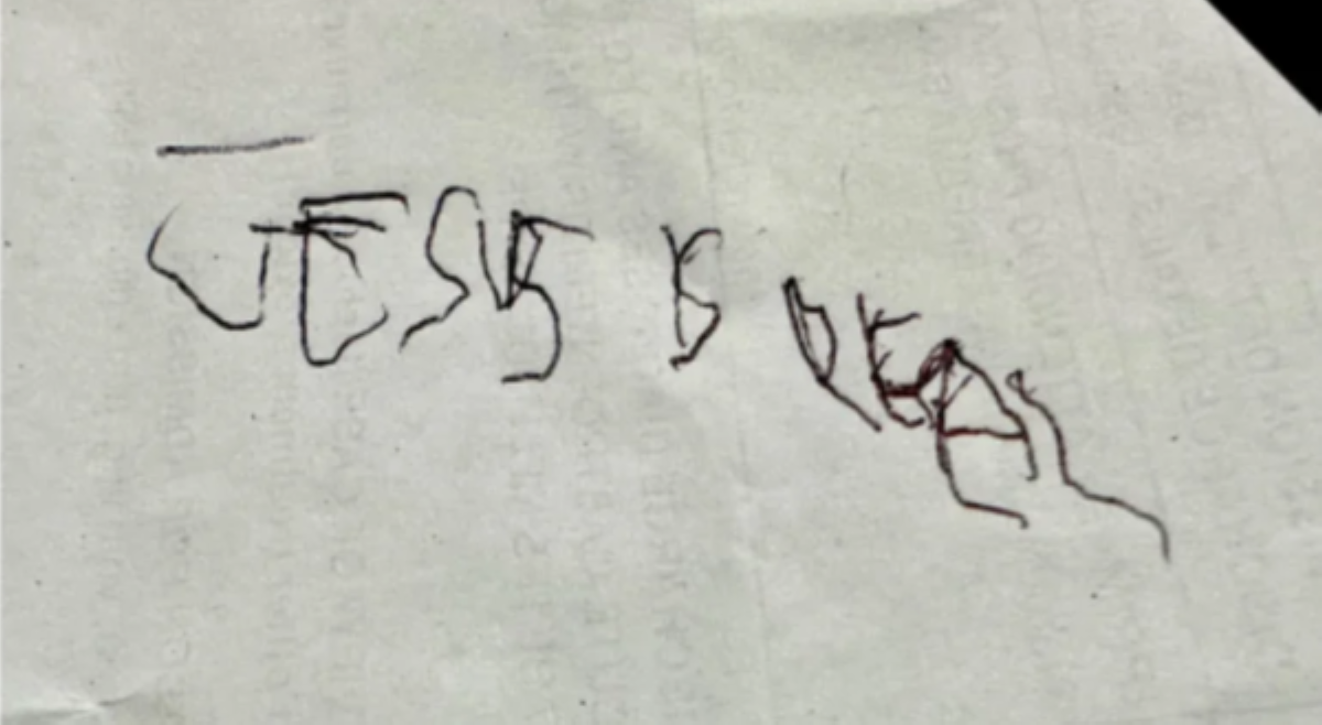 'Jesus is real', huling naisulat ng isang anak bago malagutan ng hininga