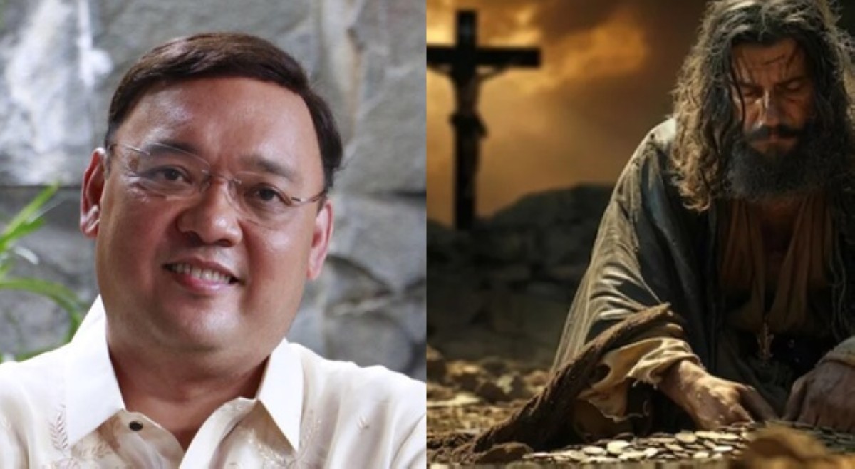 'Sino ang mga hudas na tumanggap ng pilak ng ginto sa ating lipunan?'&mdash;Harry Roque