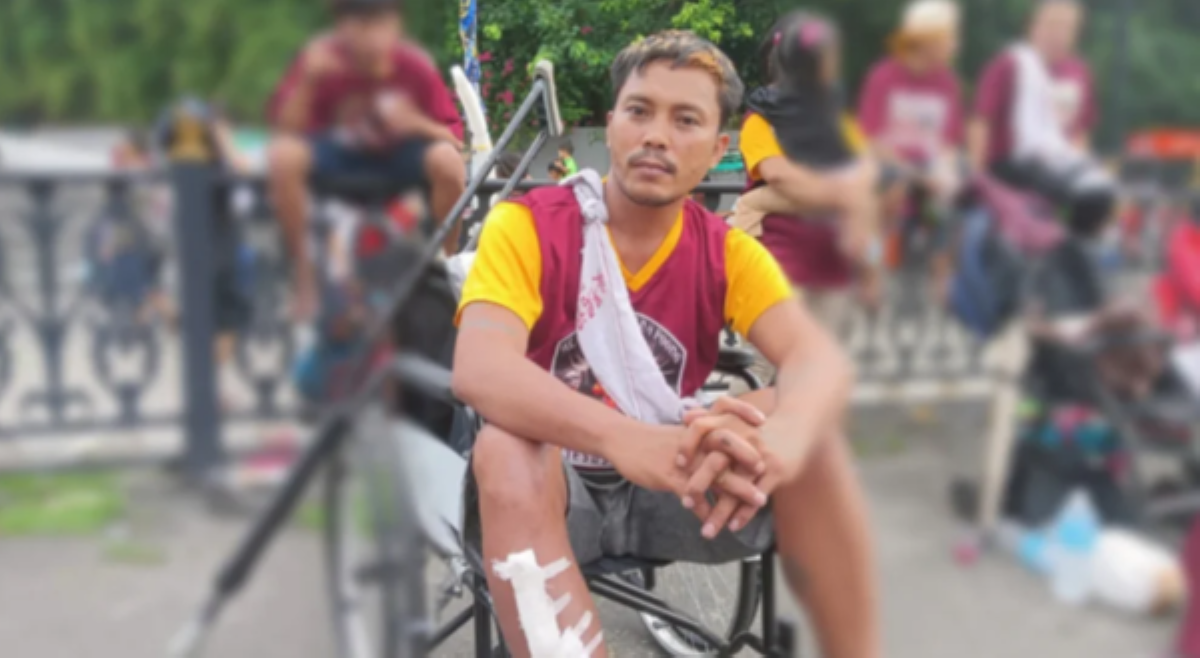 EXCLUSIVE: Lalaki, tinupad pa rin panata sa Poong Nazareno kahit &lsquo;di makalakad