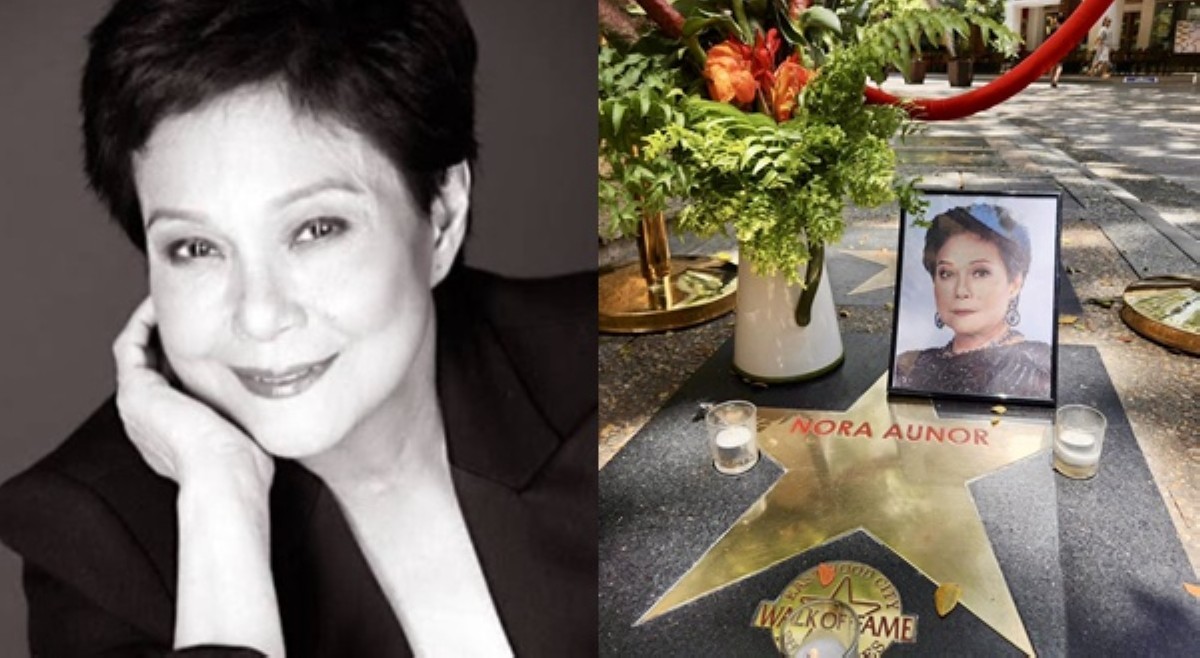 'Walk of Fame' ni Nora Aunor, pinalamutian bilang tribute