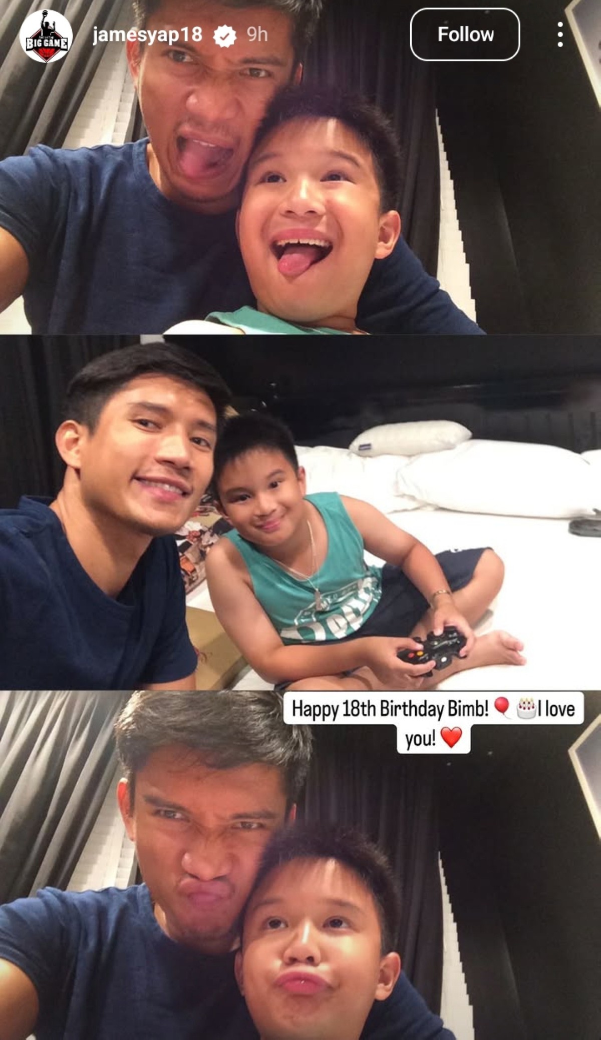 Photo courtesy: Screenshot from James Yap (IG)