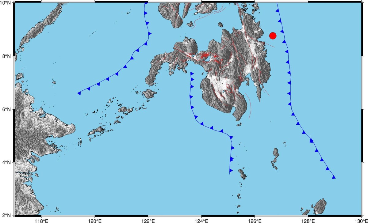 Surigao del Sur, niyanig ng 4.2-magnitude na lindol