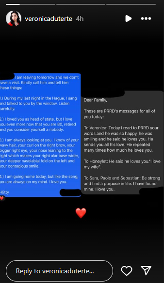 Photo courtesy: Screenshot from Veronica 'Kitty' Duterte (IG)