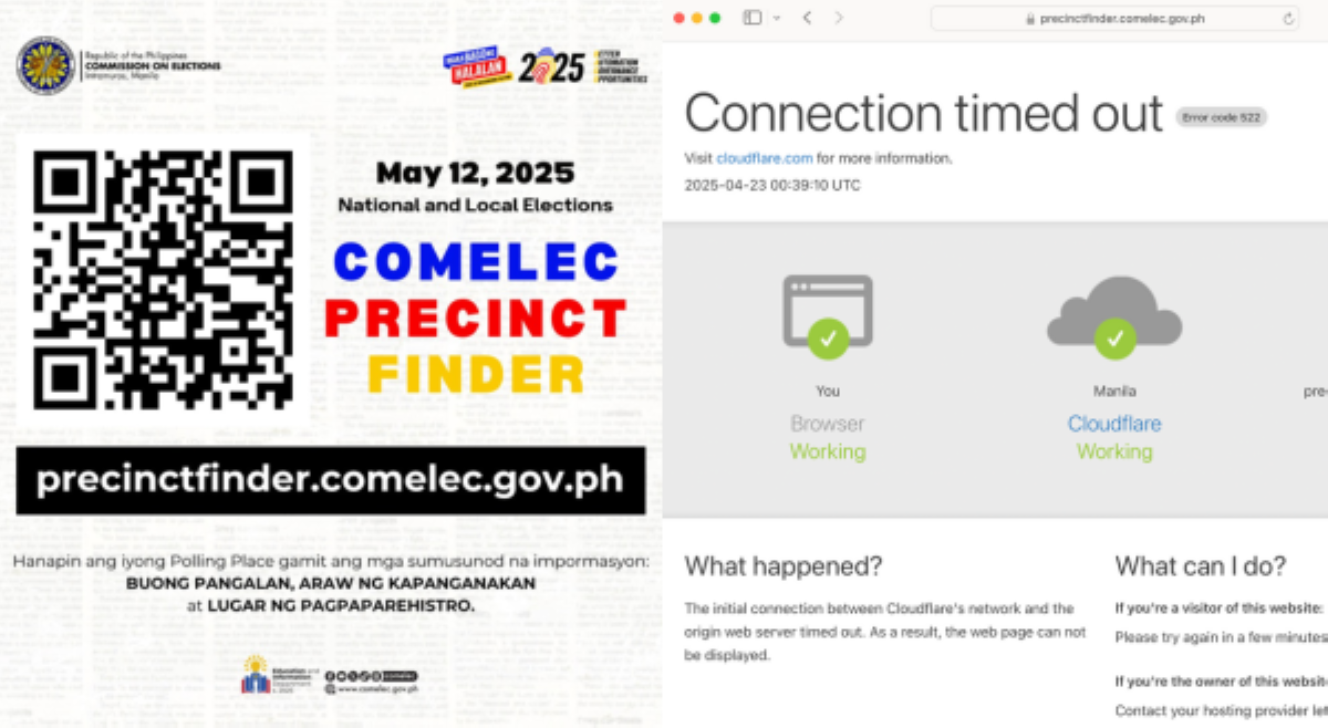 Comelec precinct finder, inirereklamo ng mga botante dahil hindi raw gumagana