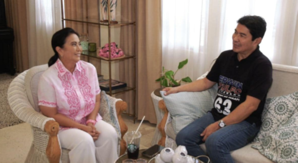 Erwin Tulfo, binisita si ex-VP Leni: 'Set aside political colors'