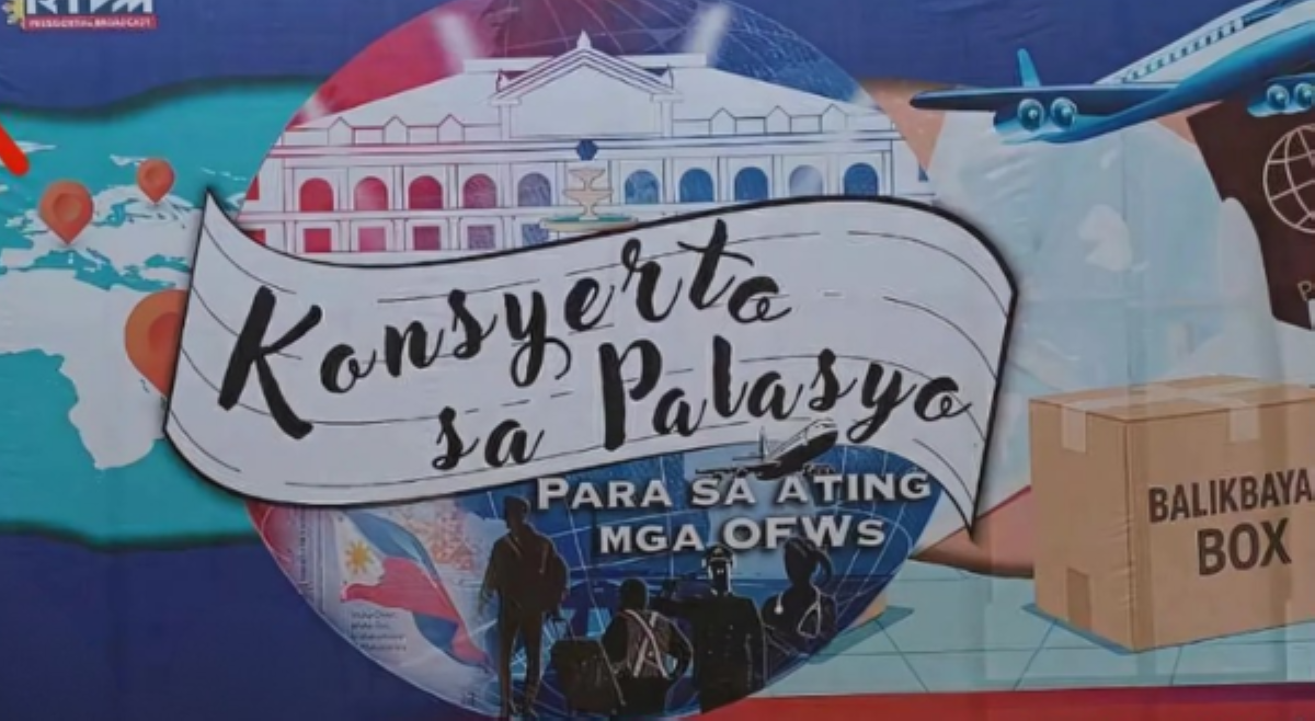 Pagkilala sa kabayanihan ng OFWs, idadaan sa &lsquo;Konsyerto sa Palasyo&rsquo;