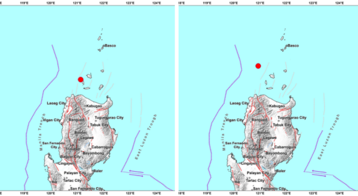Cagayan, niyanig ng magkasunod na magnitude 5.5, 5.8 na lindol