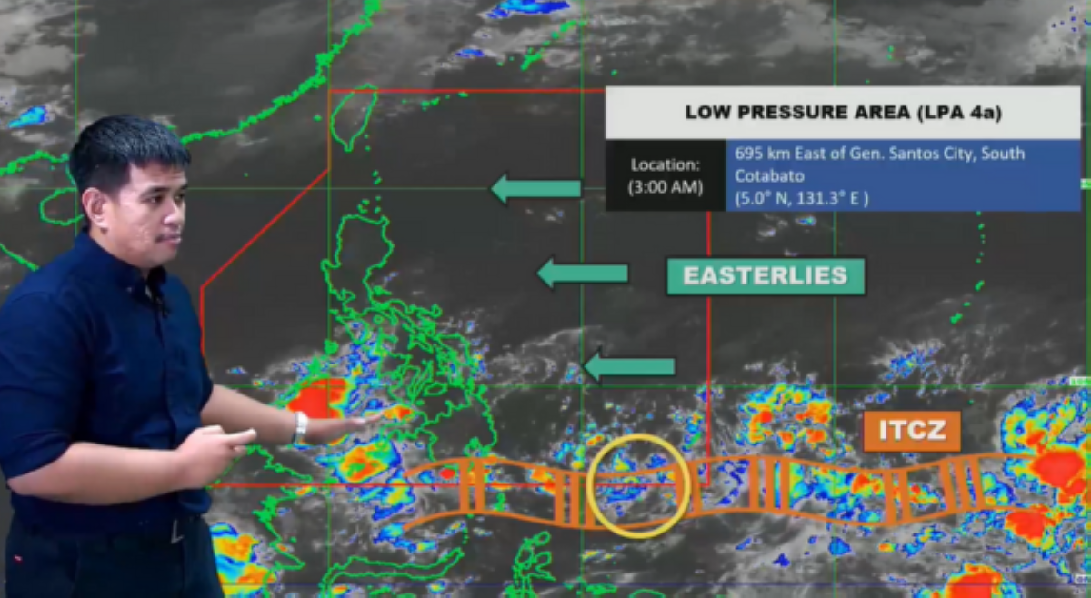 LPA, nakapasok na ng PAR; nakaaapekto sa ilang bahagi ng Mindanao &ndash; PAGASA
