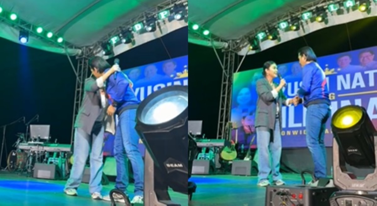 Robin Padilla, Pops Fernandez nagkantahan sa Pangasinan campaign sortie