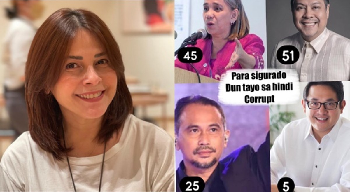 Rita Avila, inendorso sina Kiko-Bam-Heidi-Luke sa pagkasenador