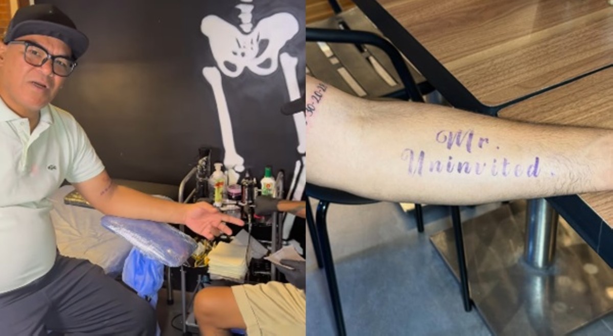Pinanindigan: Gene Padilla, nagpa-tattoo ng 'Mr. Uninvited'