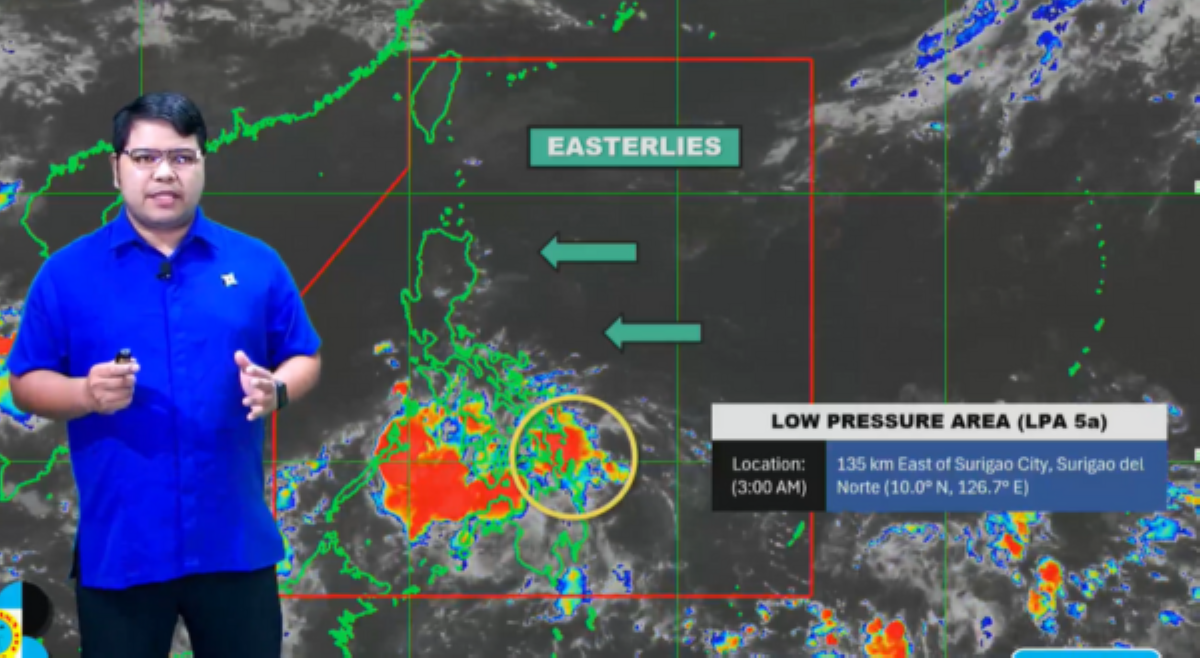 LPA, easterlies, nakaaapekto sa &lsquo;Pinas &ndash; PAGASA