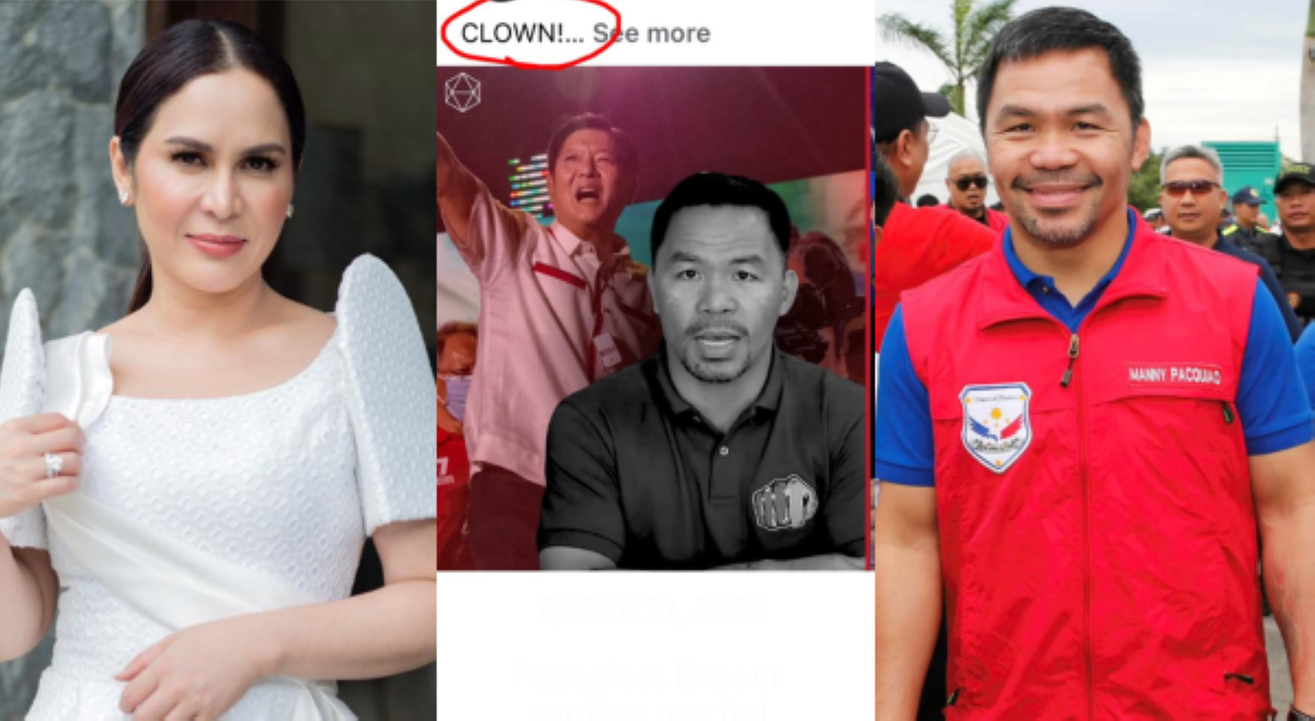 Jinkee Pacquiao, dismayado sa paid ads laban sa mister na si Manny