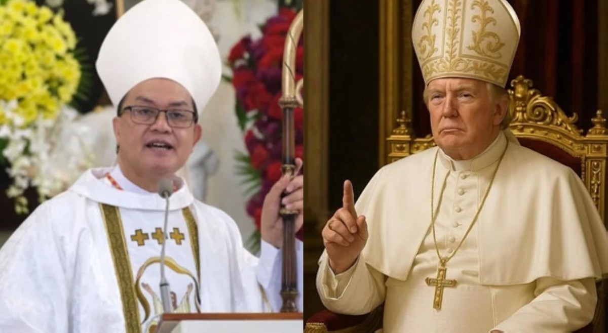Santo Papang larawan ni Trump, &lsquo;di nagustuhan ni CBCP Pres. David