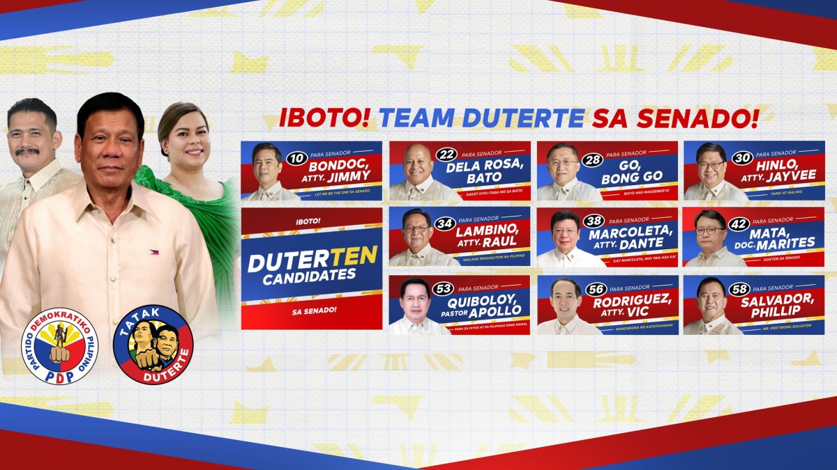'DuterTEN' magsasagawa ng miting de avance sa Maynila