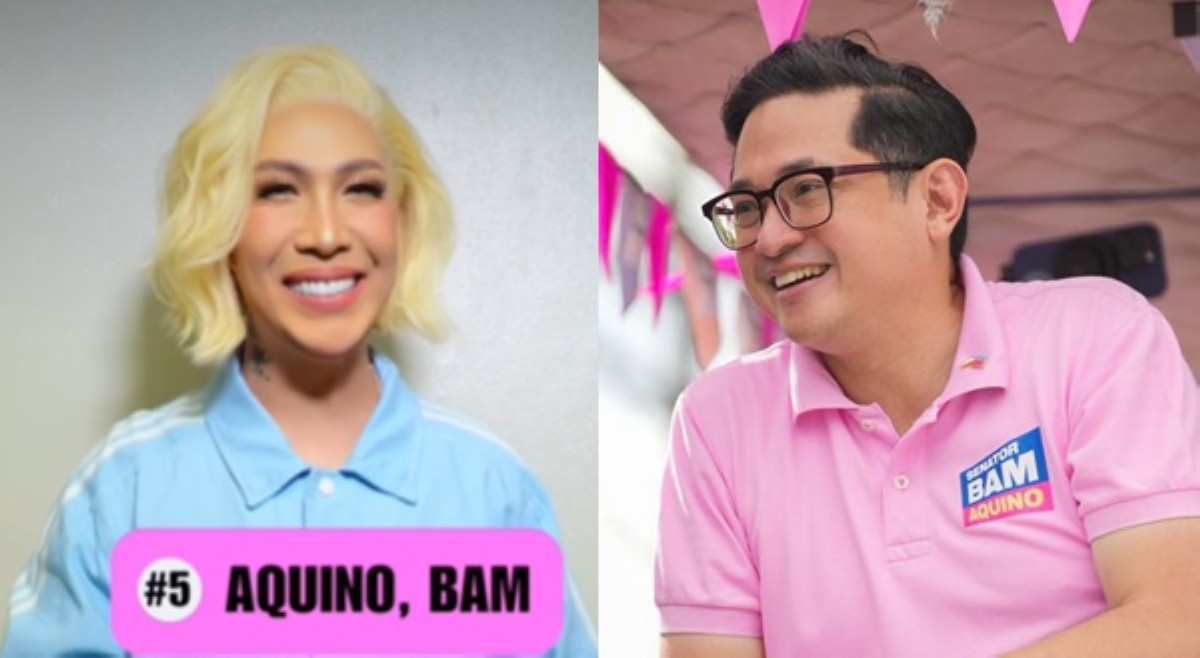 Vice Ganda, suportado kandidatura ni Bam Aquino