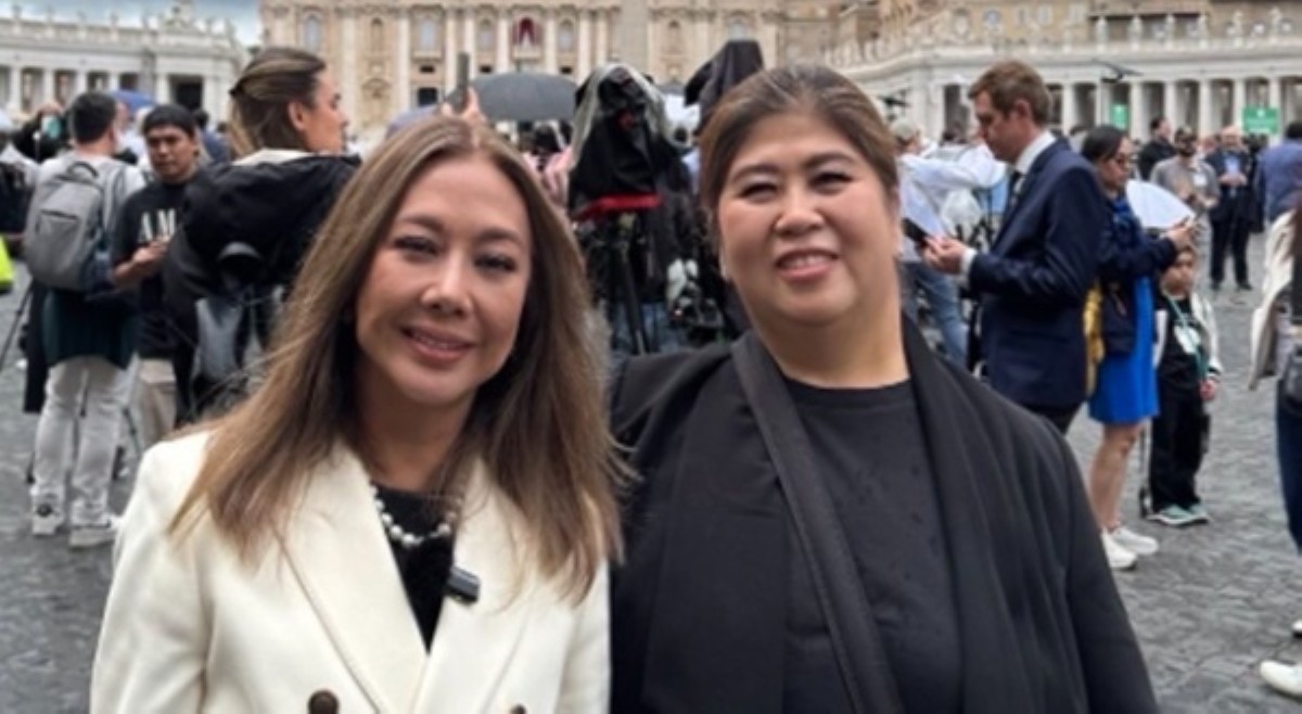 'Rated J?' Korina Sanchez, Jessica Soho naispatang magkasama sa Vatican