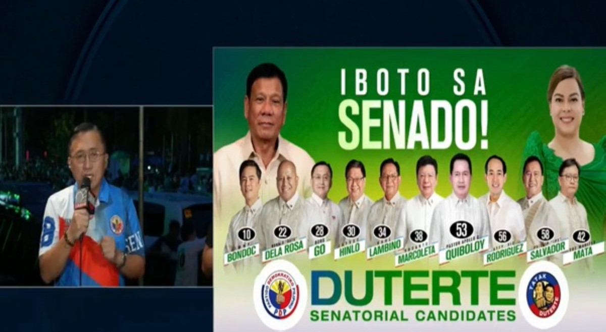 'Kapanalunan ng DuterTEN, kapanalunan para kay Tatay Digong!'&mdash;Sen. Bong Go