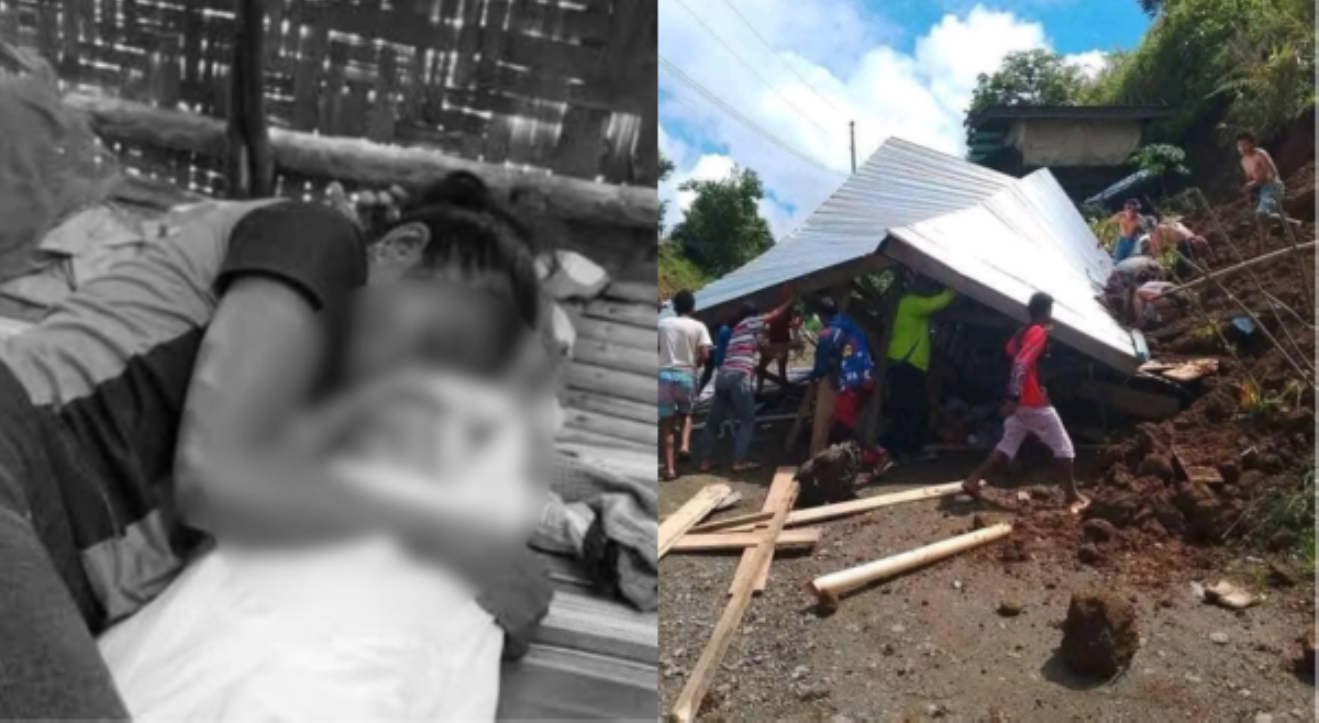 5 buwang sanggol, natabunan sa landslide sa Davao City