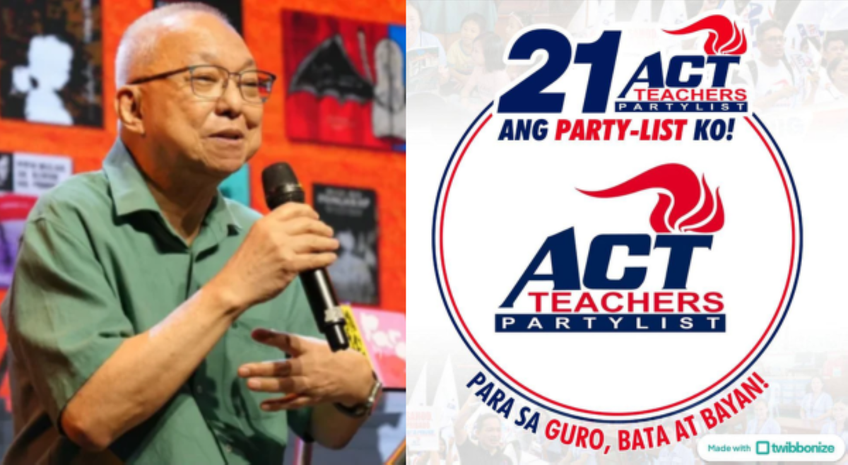 National Artist Ricky Lee, suportado ACT Party-list: &lsquo;Boses sila ng makabayang edukasyon&rsquo;