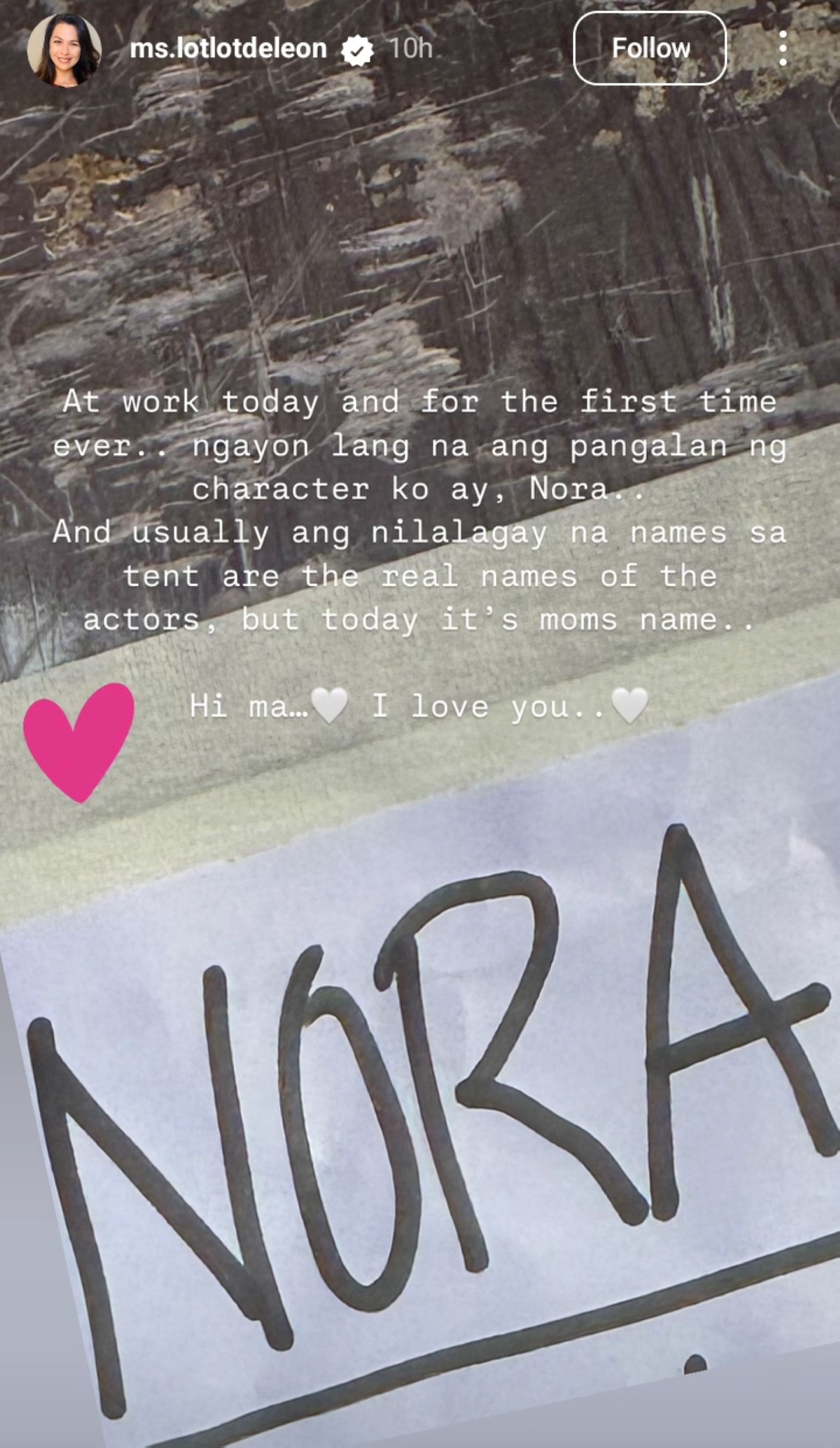 Photo courtesy: Lotlot De Leon (IG)