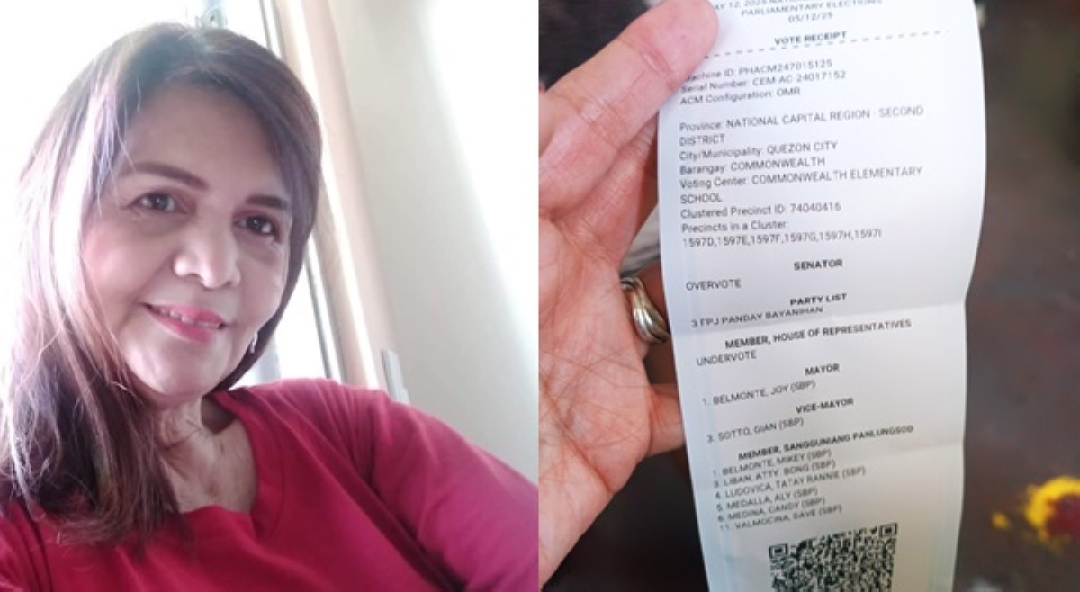 Resibo ng balota ni Janice Jurado, nagkaaberya