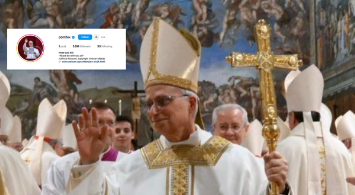 Pope Leo XIV, may Instagram na: 'Peace be with you all!'