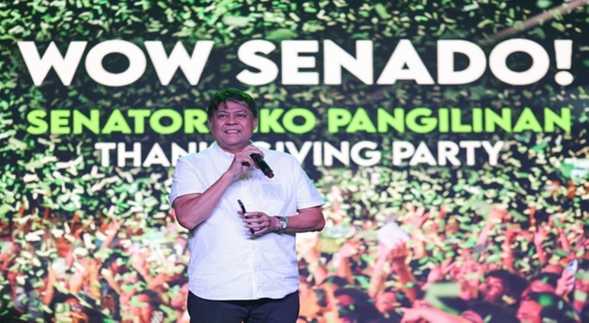 'Maraming salamat sa tiwala, panahon na para kumilos!'&mdash;Sen. Kiko Pangilinan