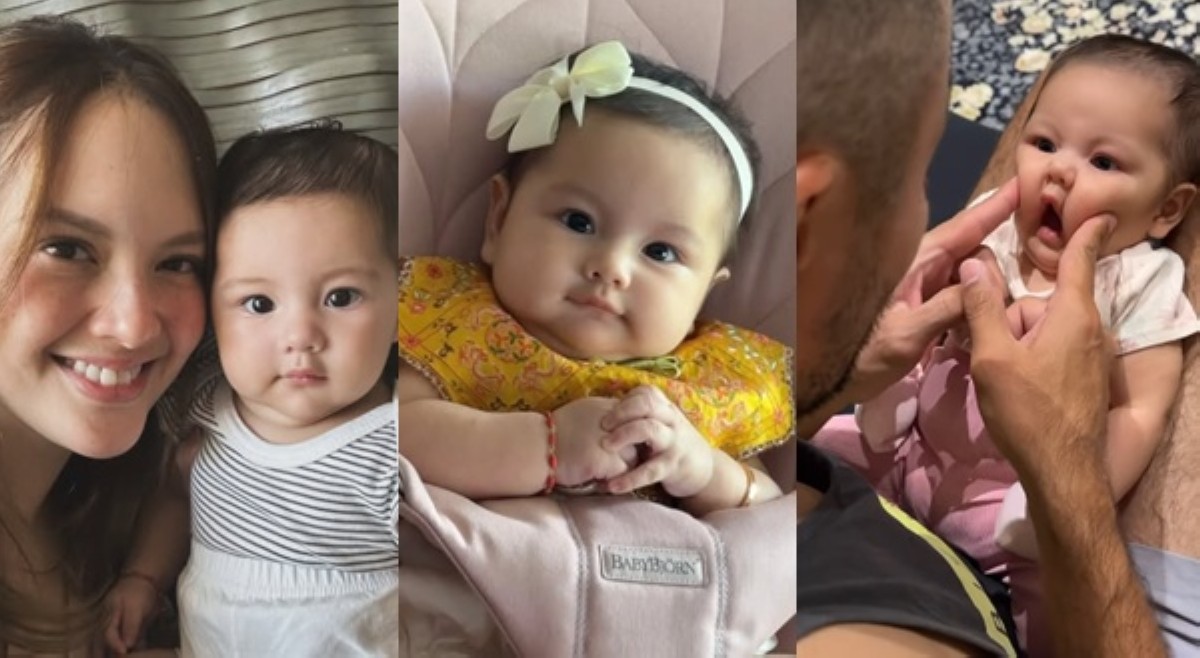 Ellen Adarna, nag-face reveal ng baby girl nila ni Derek Ramsay