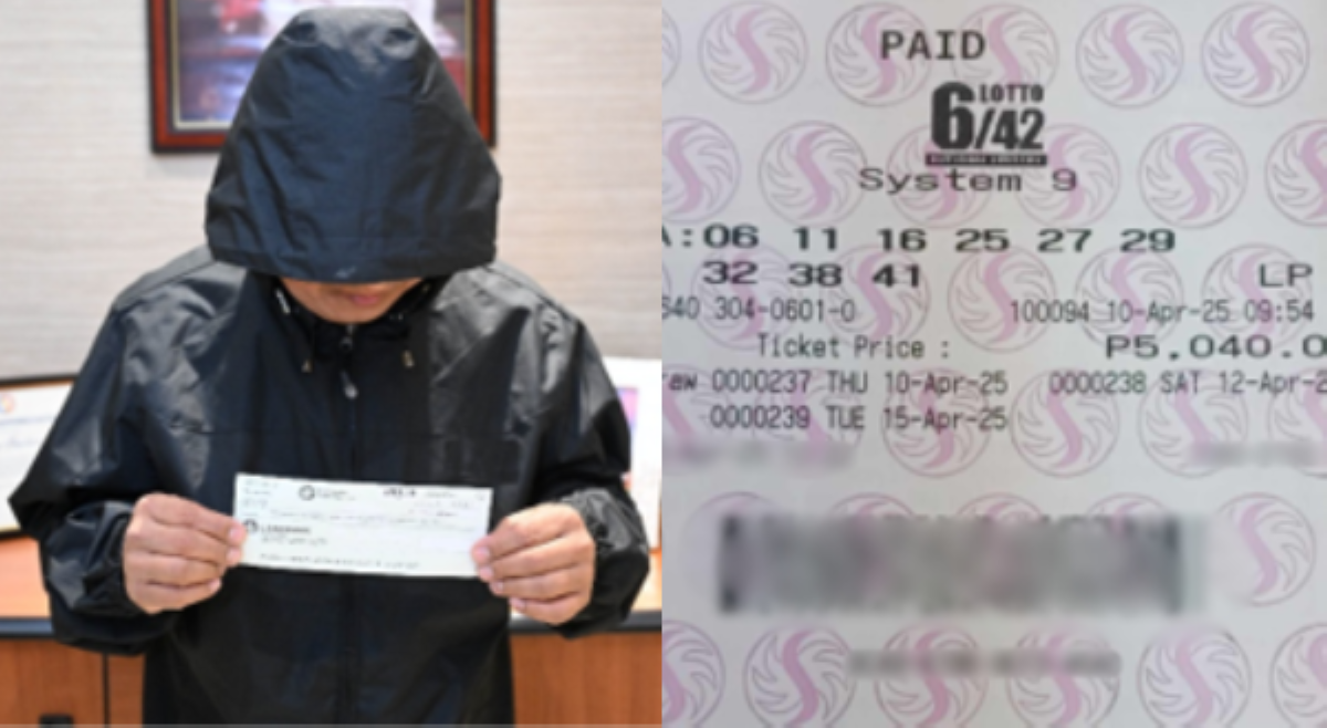 From ₱5K to ₱5M? Negosyante sa Cainta, kumubra ng ₱5.94M premyo sa PCSO