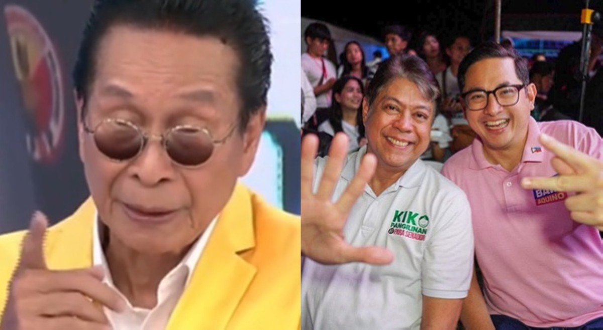 Giit ni Atty. Sal Panelo: Mga bumoto kina Bam, Kiko edukado!