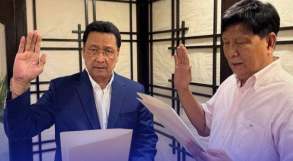 Re-elected na si Lito Lapid, nakapanumpa na bilang senador sa utol niya