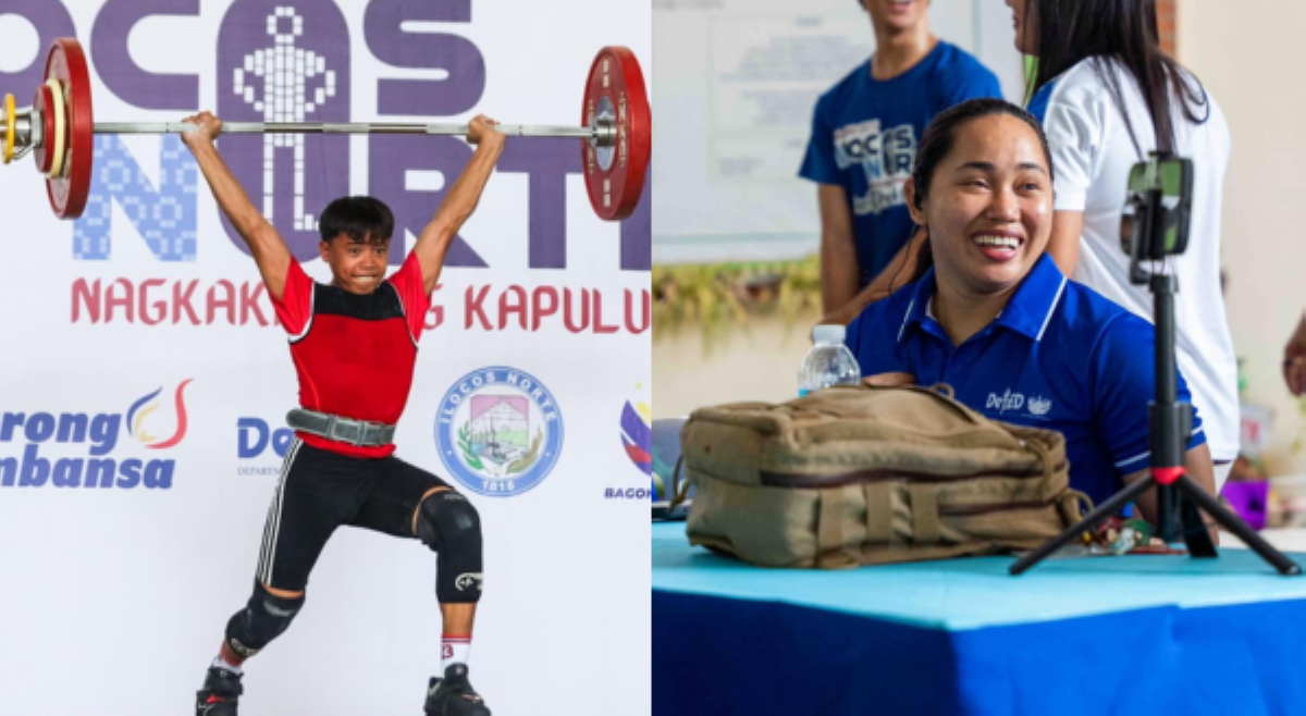 Pamangkin ni Hidilyn Diaz, unang atletang sumungkit ng ginto sa weightlifting sa Palarong Pambansa