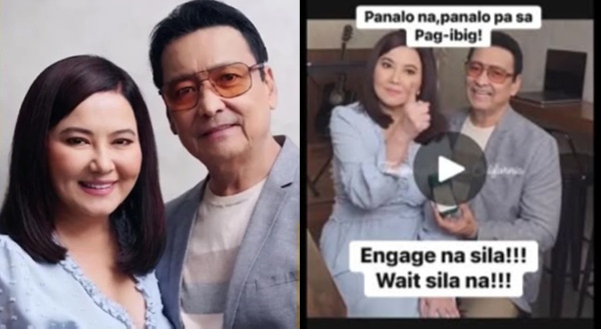 Lorna Tolentino at Sen. Lito Lapid, inintrigang engaged na dahil sa video