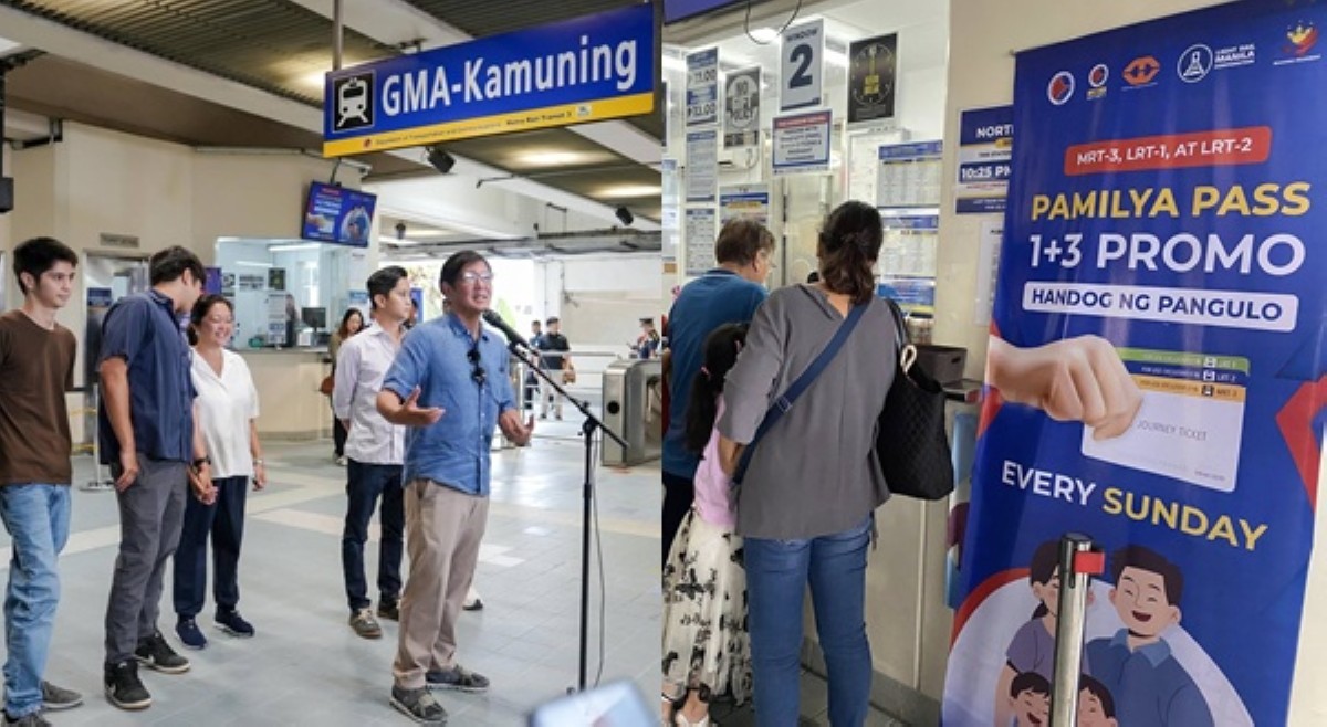 PBBM, ibinida ang Pamilya Pass 1+3 tuwing Linggo