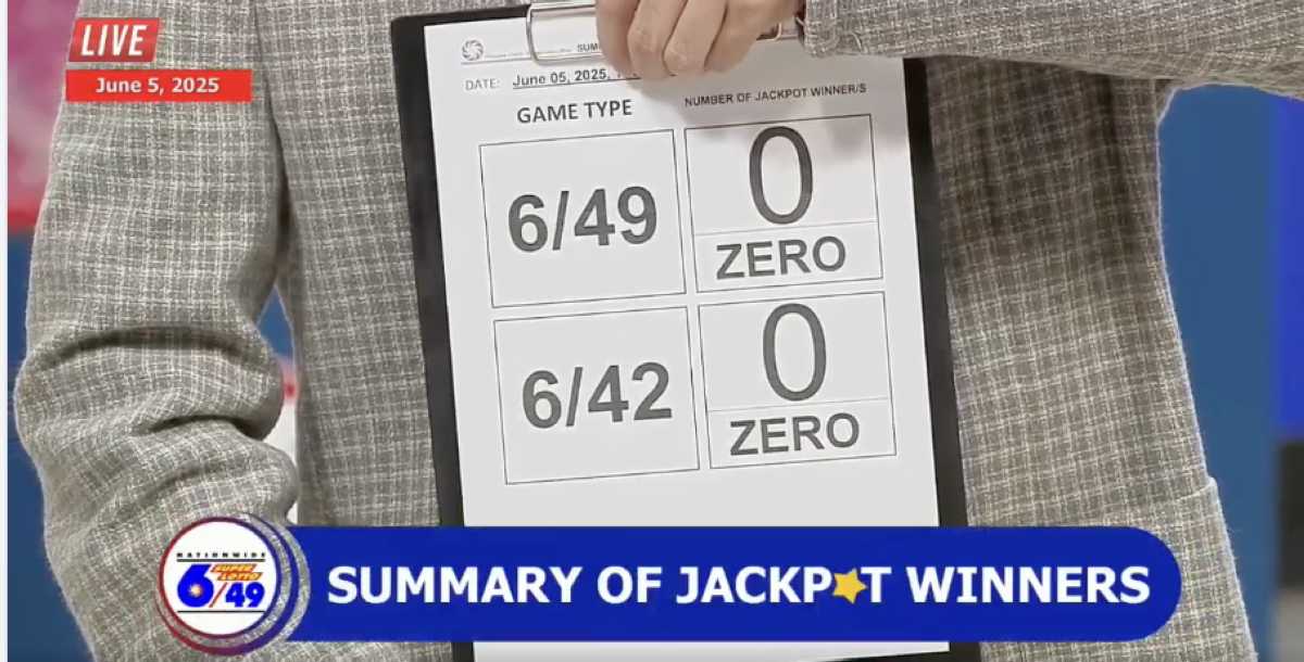 ₱53 milyong Super Lotto 6/49 jackpot, 'di napanalunan!
