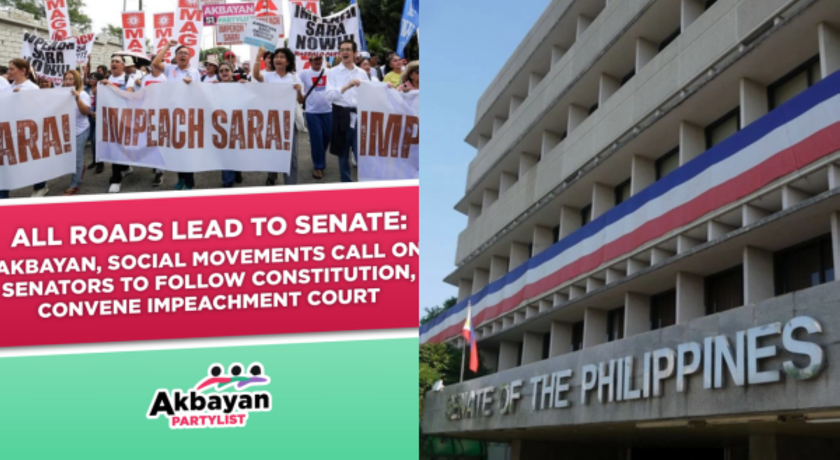 Akbayan galit na; magkakasa ng 3 araw na protesta sa harap ng Senado!
