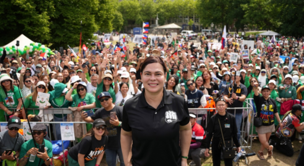 VP Sara, nagpasalamat sa halos 4,000 tagasuporta sa The Hague