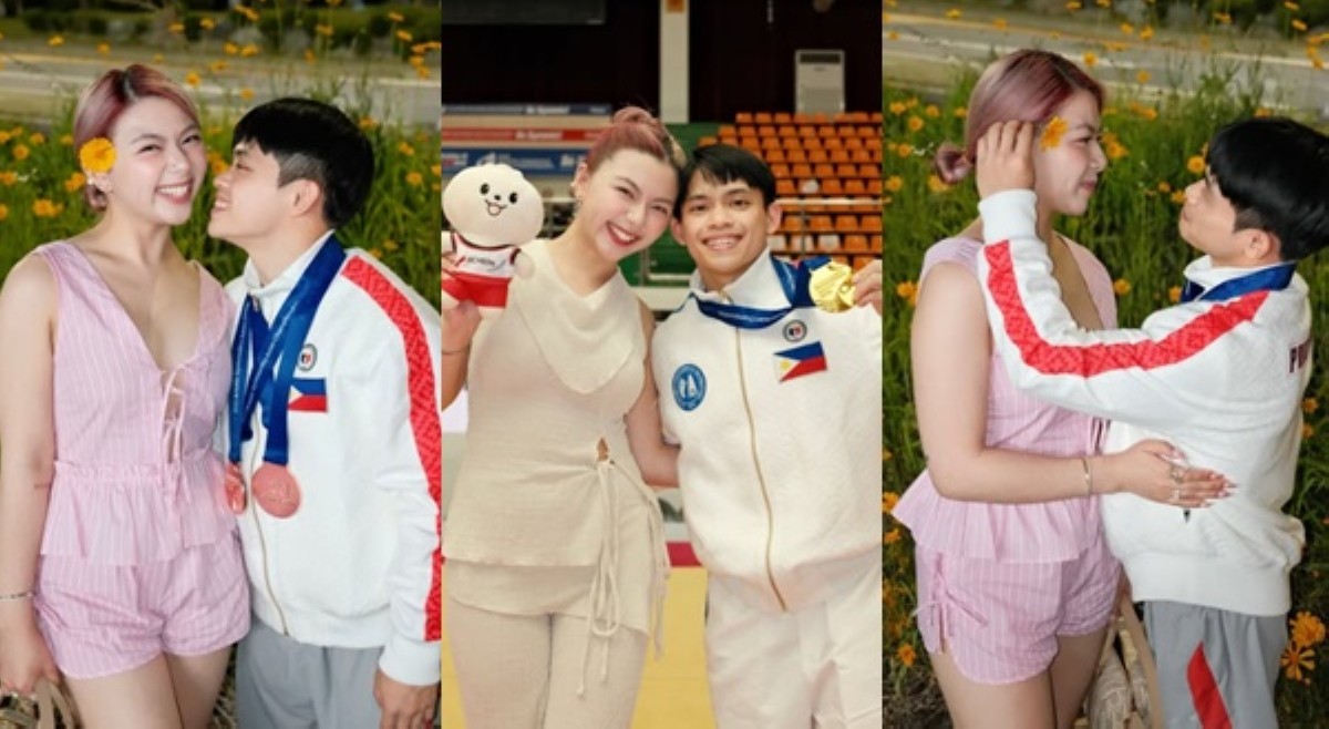 'My mahal, my champion!' Chloe ngiting-wagas sa ginto ni Caloy