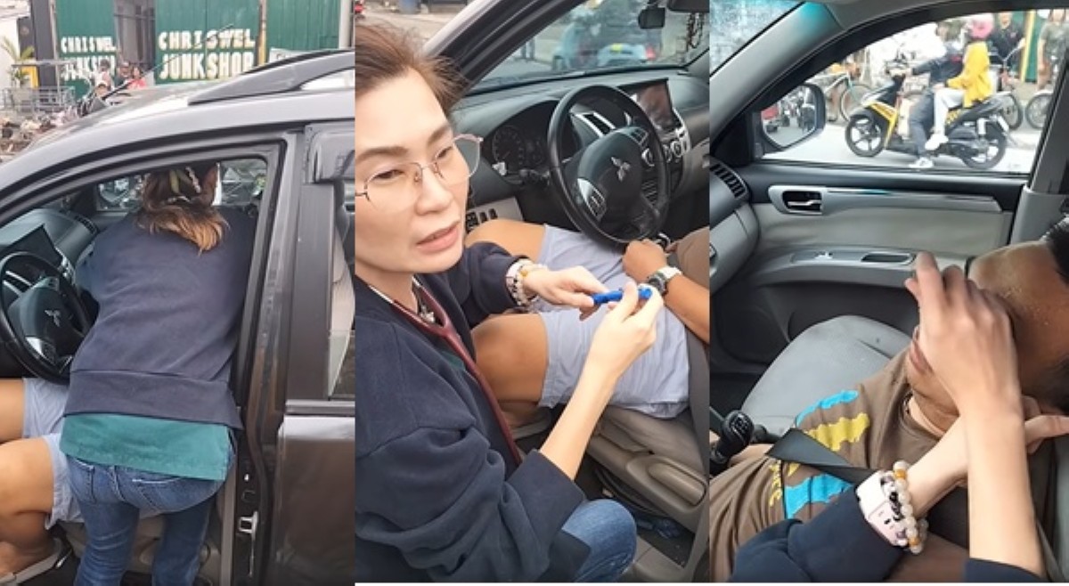 Doktora, iniligtas SUV driver na nawalan ng malay habang nagmamaneho