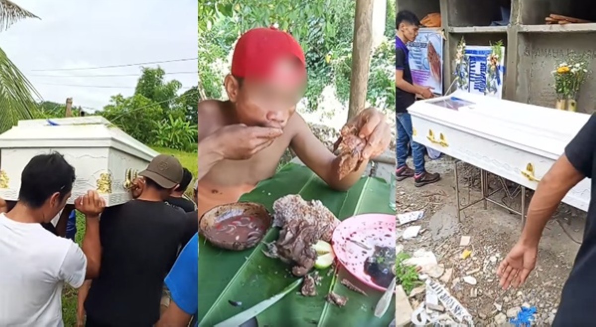 Mukbanger na kumain ng buto ng manok para sa  ₱20k, inilibing na