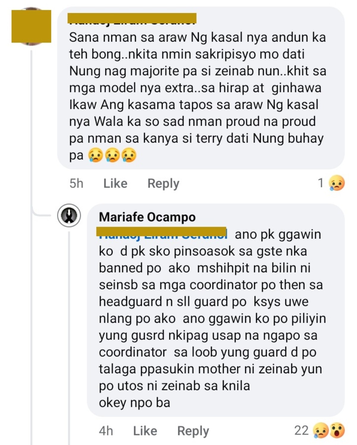 Photo courtesy: Mariafe Ocampo via Fashion Pulis (FB)