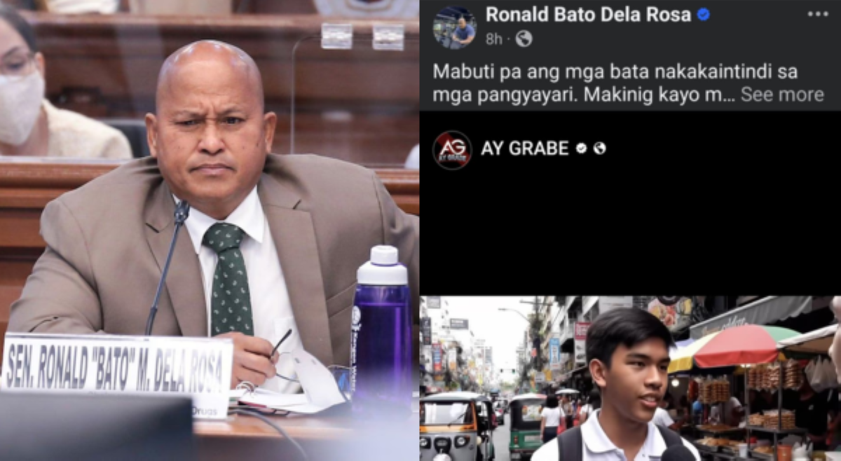Sen. Bato, &lsquo;kumagat sa AI video&rsquo; ng mga estudyanteng ayaw sa impeachment ni VP Sara