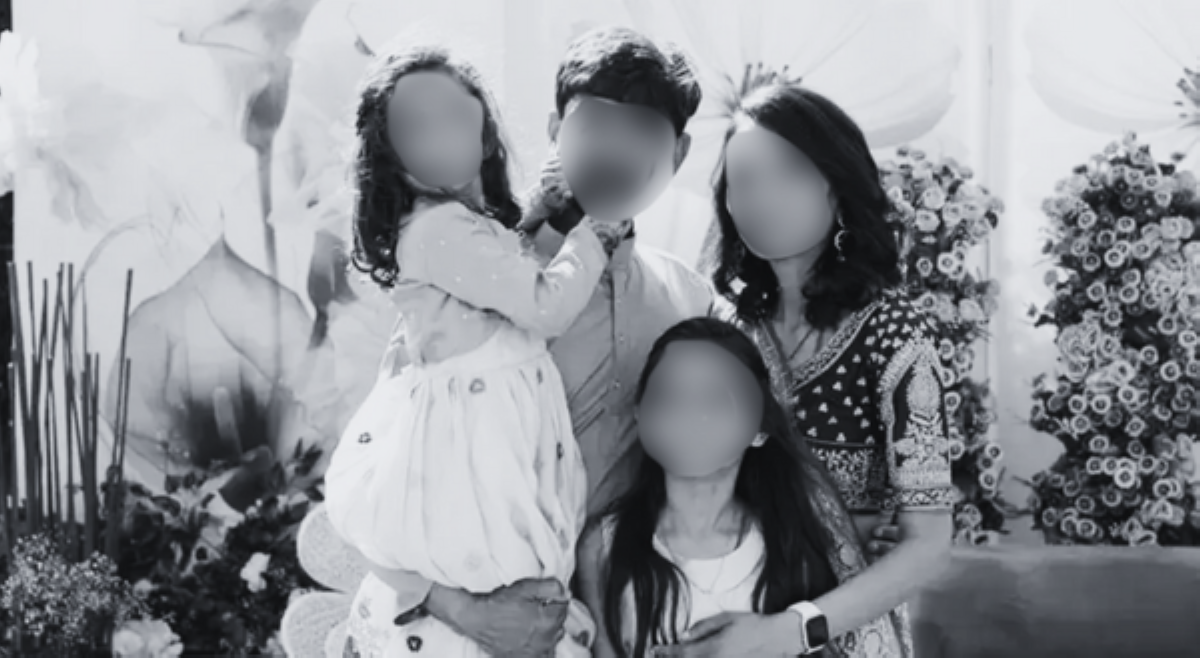 Lalaking nagpunta sa India para sa abo ng pumanaw na misis, kasama sa plane crash; 2 anak, naulila!