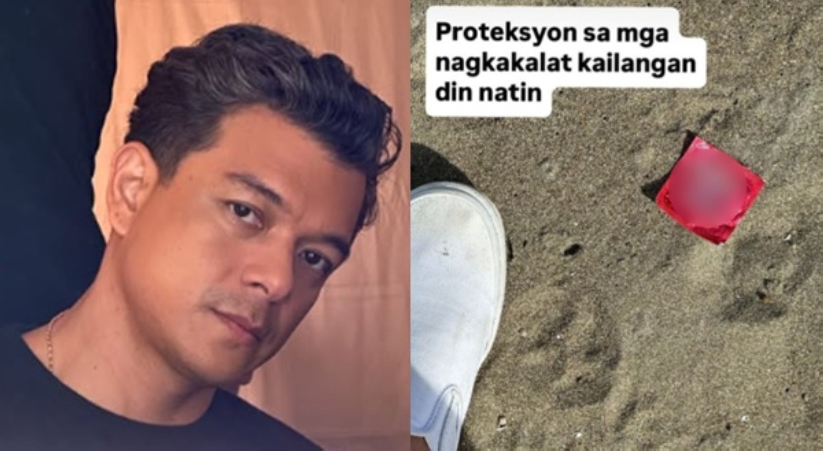 Jericho windang sa pakete ng condom na pakalat-kalat sa dalampasigan